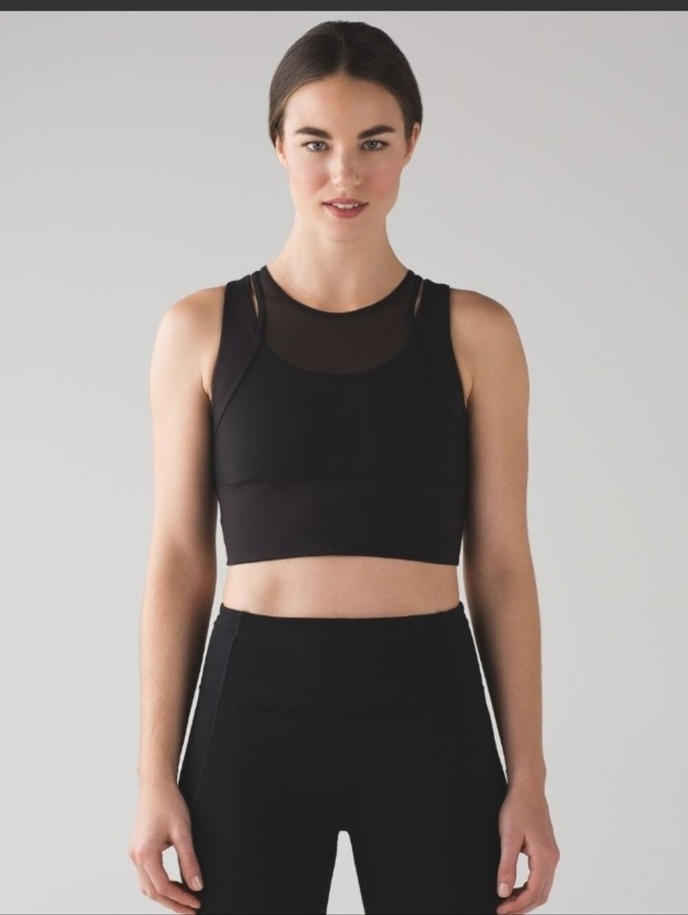 Lululemon Athletica Women’s Double Tap II Sports Bra Racerback Size 8 Black